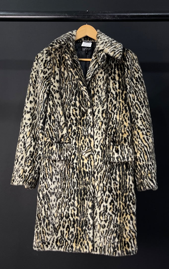 TOP SHOP Tapado Varios  Animal Print Talle 34