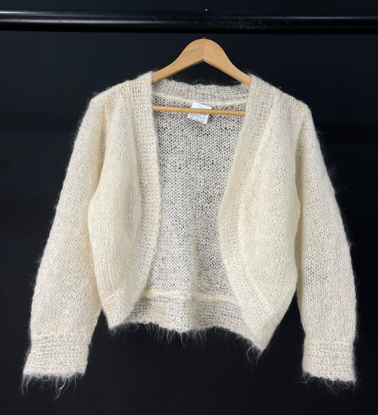 SIN MARCA Sweater Abierto Beige Talle XS