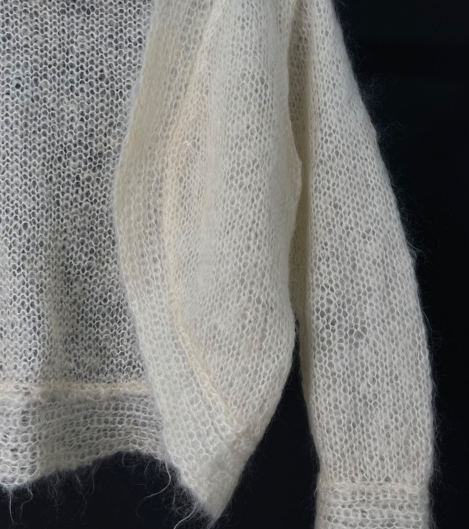 SIN MARCA Sweater Abierto Beige Talle XS