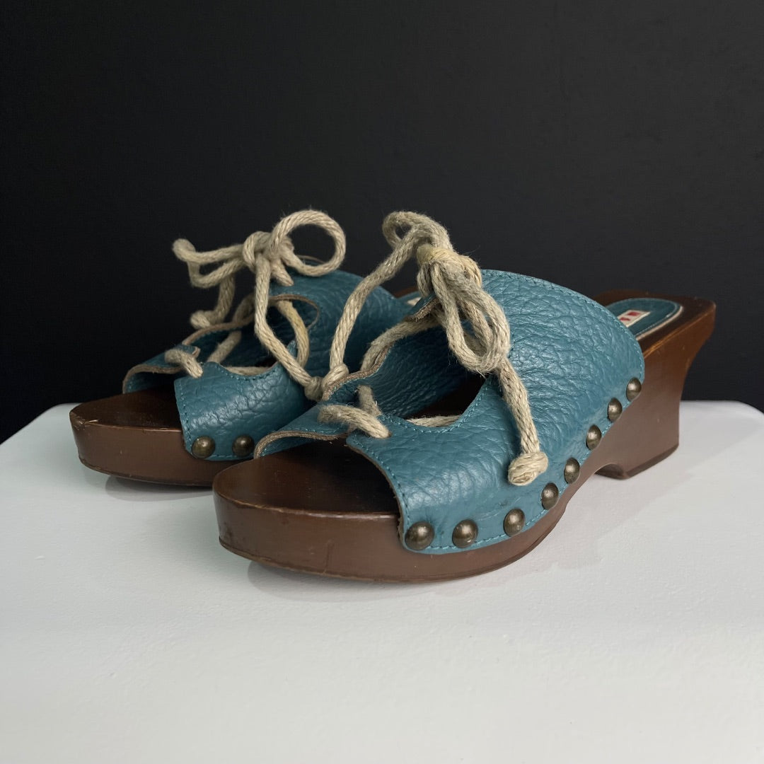 MARNI Zapatos Celeste Talle 40