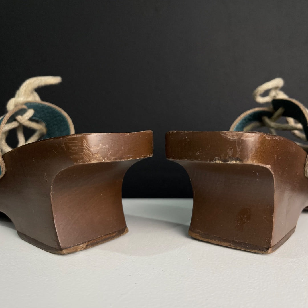 MARNI Zapatos Celeste Talle 40