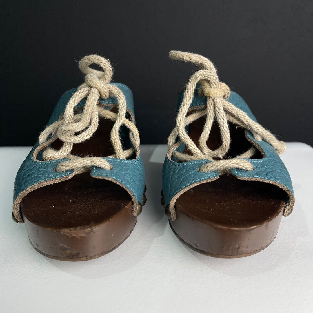 MARNI Zapatos Celeste Talle 40