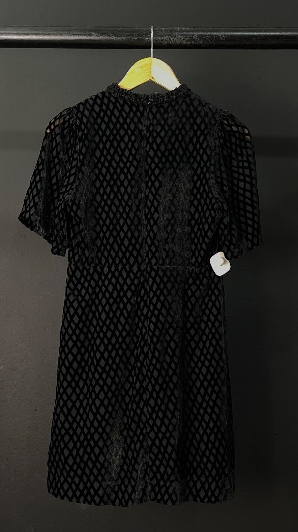 MAJE  Vestido Manga Corta  Negro  Talle 1