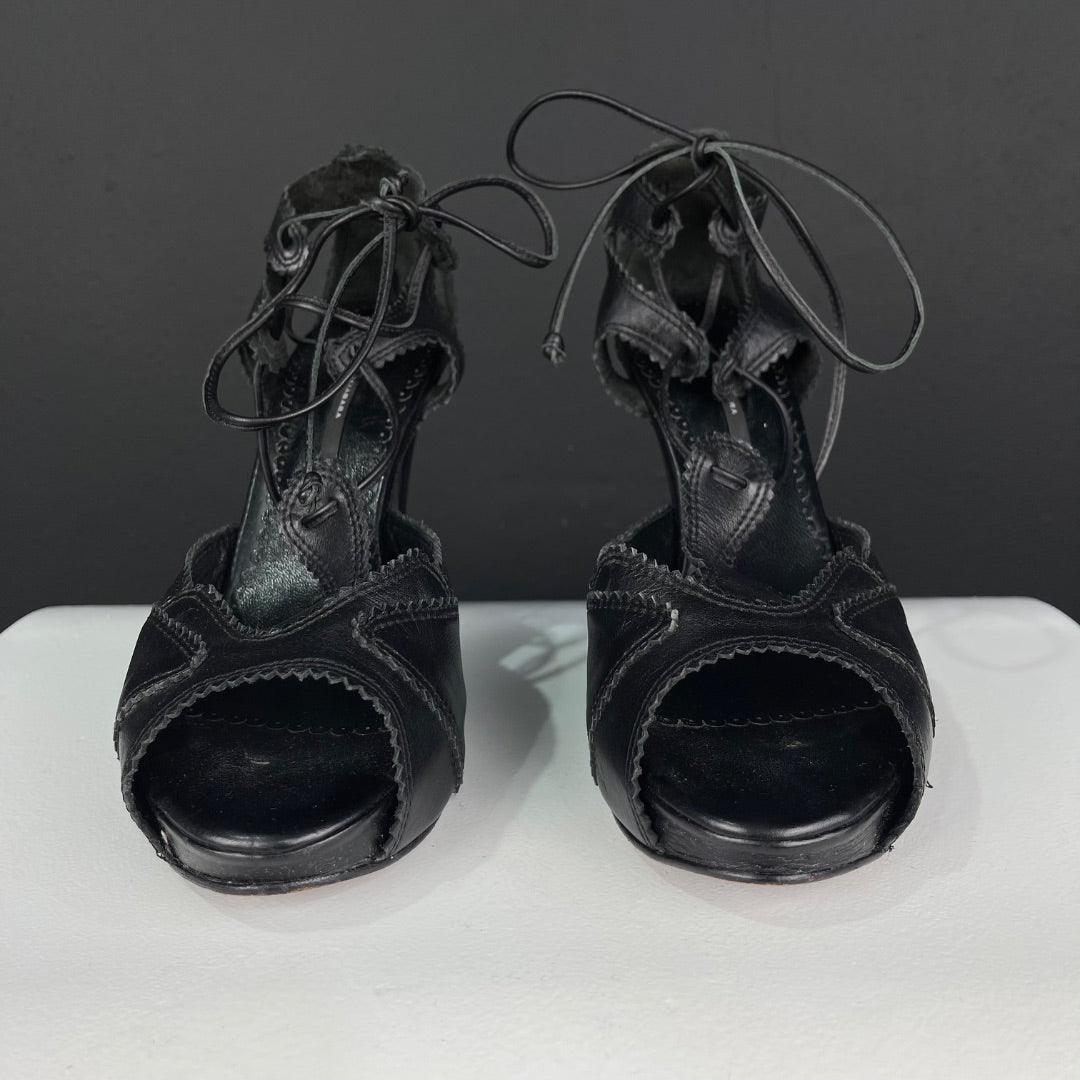 AKIABARA Sandalias Negro Talle 38