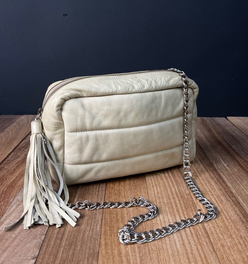 CASA LOPEZ Cartera Beige Talle Unico