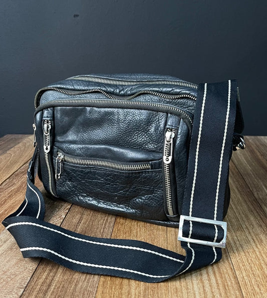 LAS PEPAS Cartera Negro Talle Unico