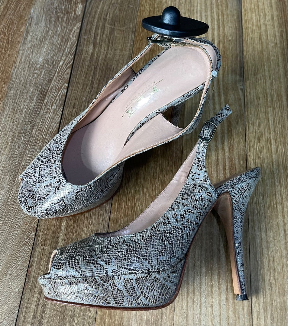 PERUGIA Zapato Taco Alto Varios  Reptil Talle 36