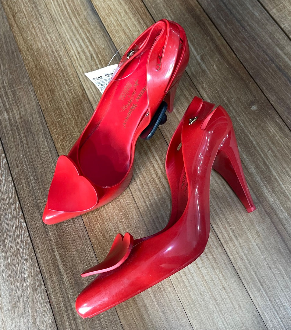 MELISSA Zapatos Rojo Talle 39