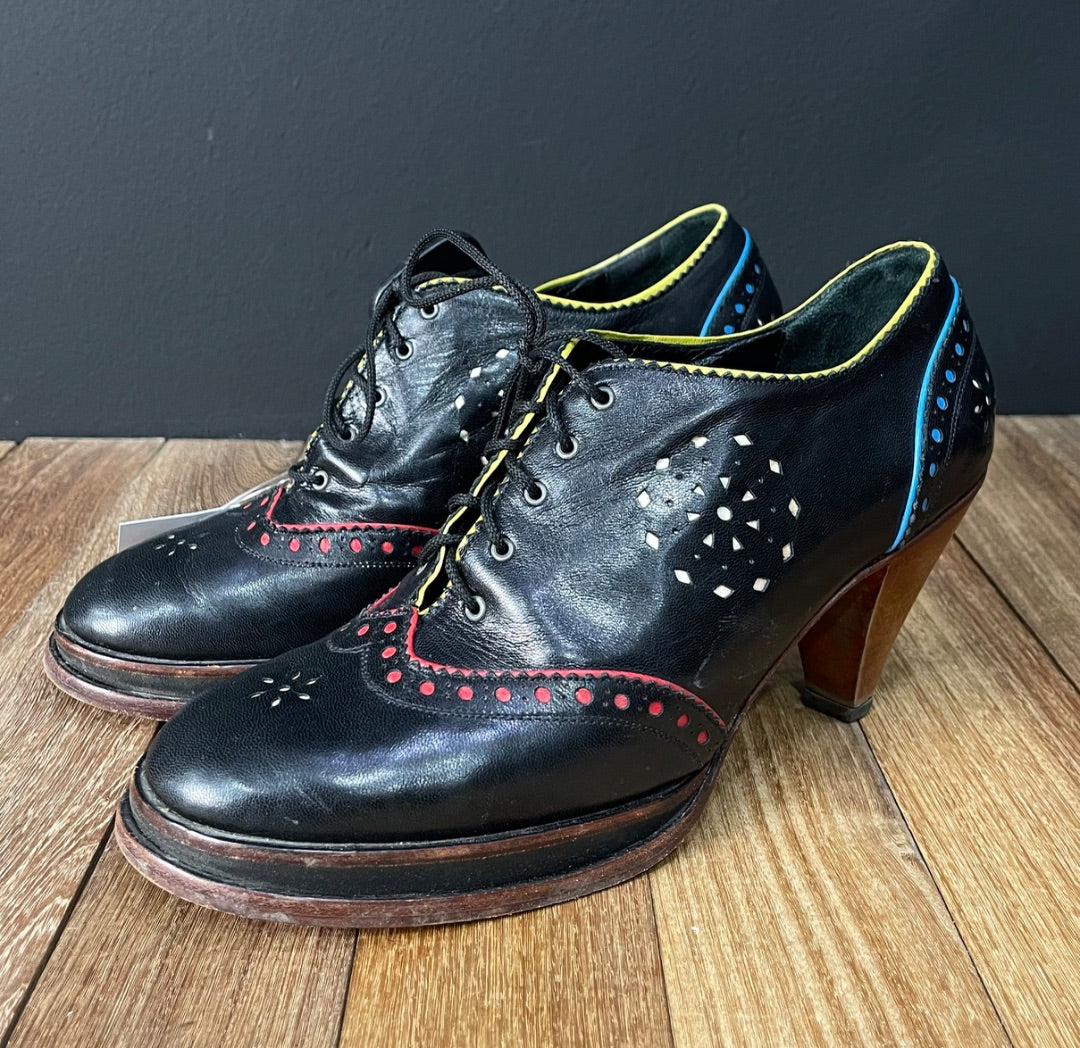 SYLVIE GERONIMI Abotinado Negro Talle 39