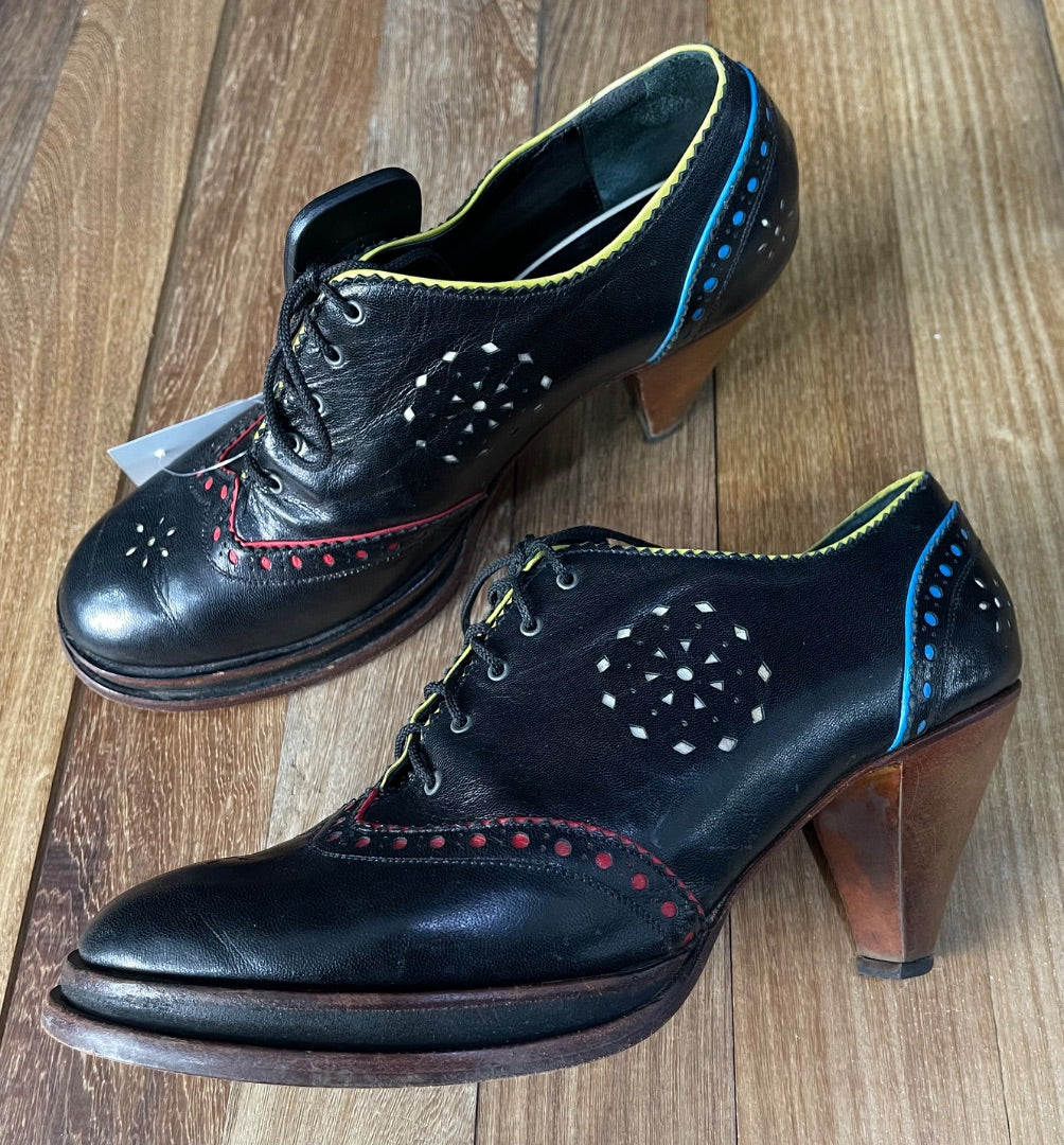 SYLVIE GERONIMI Abotinado Negro Talle 39