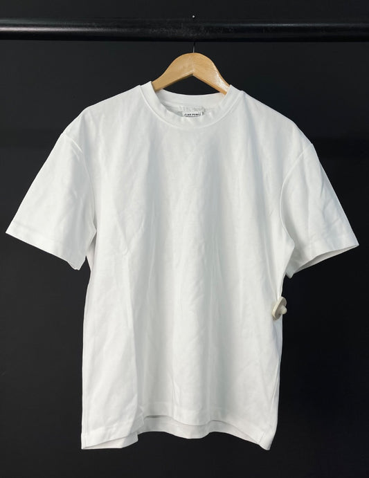 ZARA Remera Manga Corta Blanco Talle M