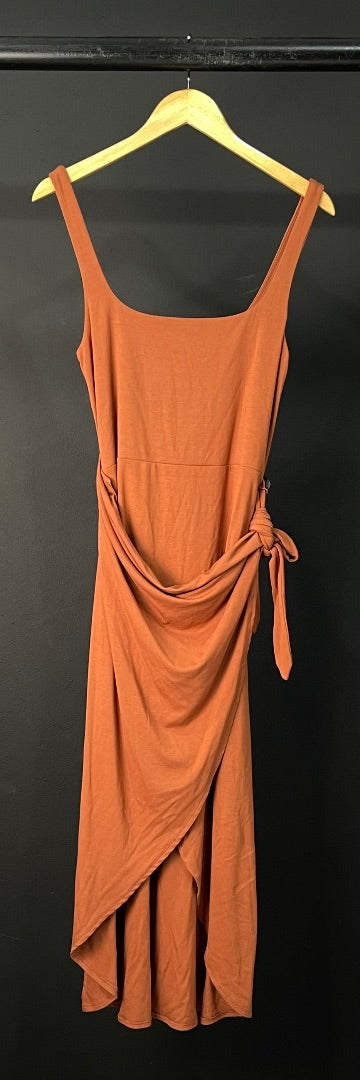 WILFRED Vestido Sin Manga Terracota Talle L