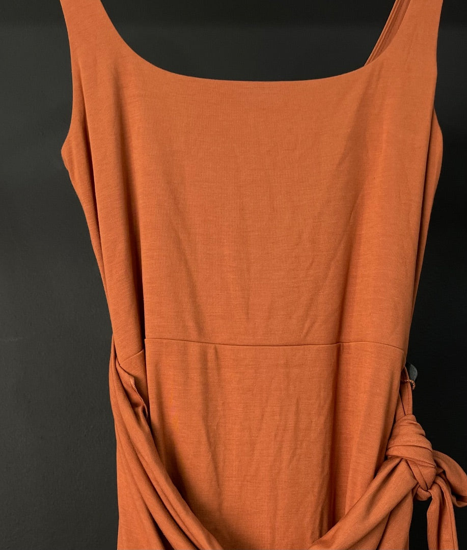 WILFRED Vestido Sin Manga Terracota Talle L