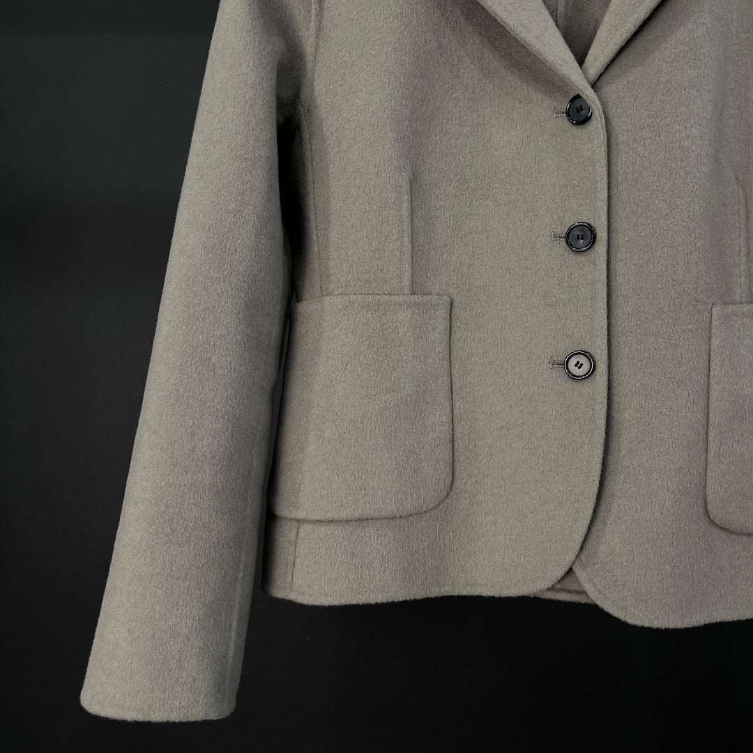 ZARA Saco Gris Talle L