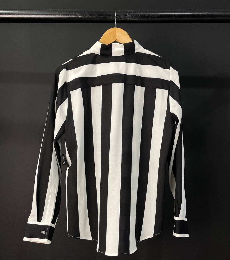 DKNY Blusa Manga Larga Varios Rayado Talle S