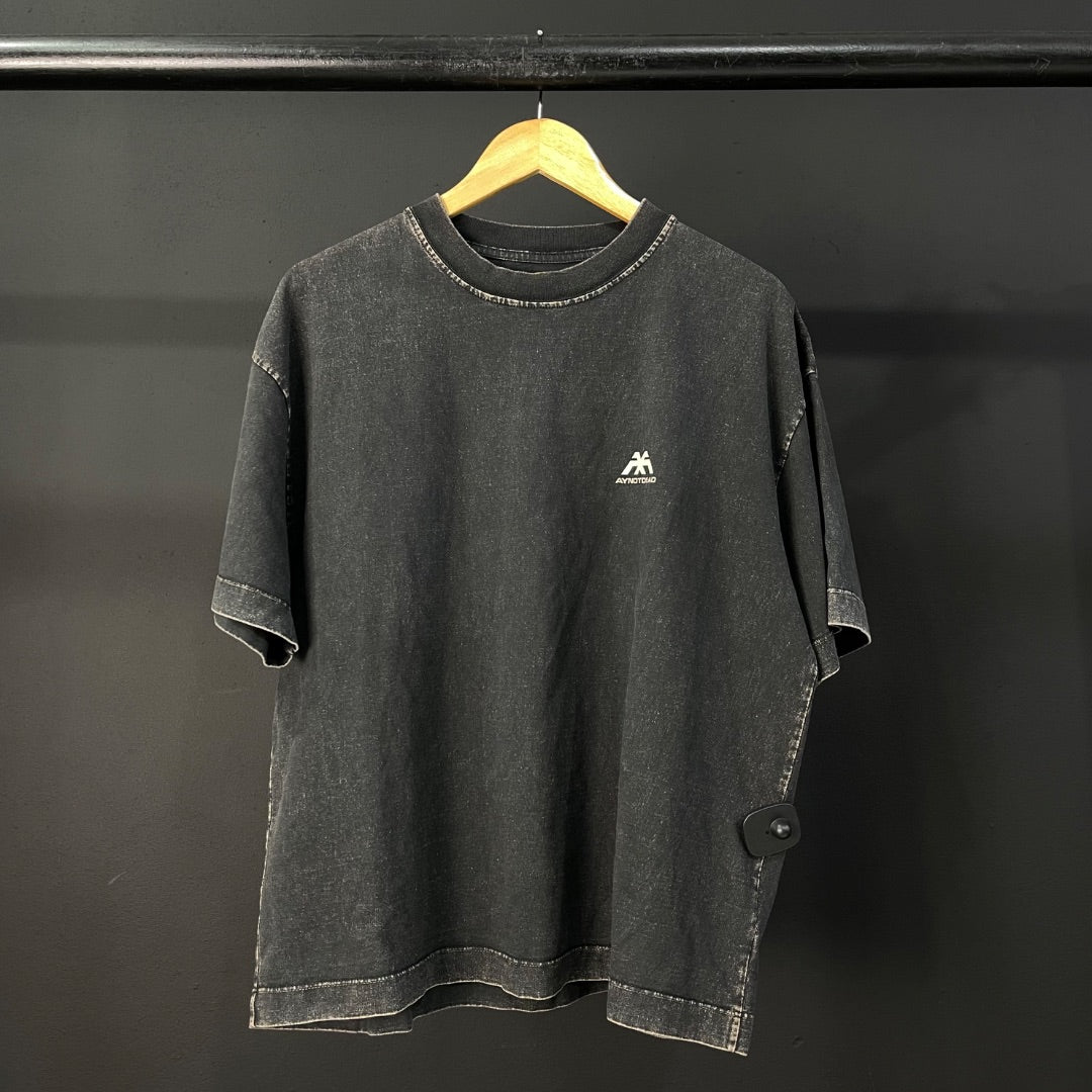 AYND Remera Manga Corta Gris Talle M