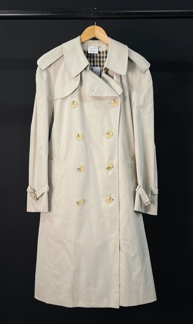 AQUASCUTUM  Impermeable  Beige  Talle XL