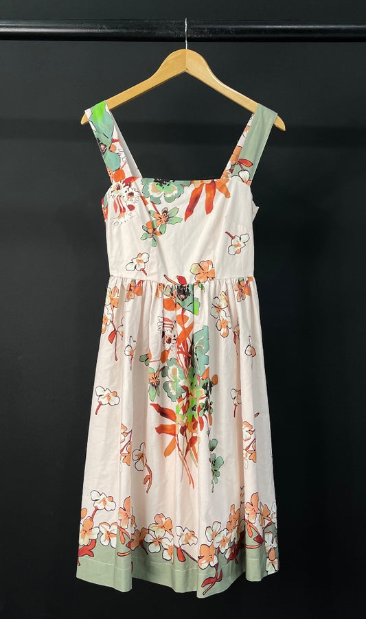 SANDRO FERRONE Vestido Sin Manga Varios  Estampado Talle M