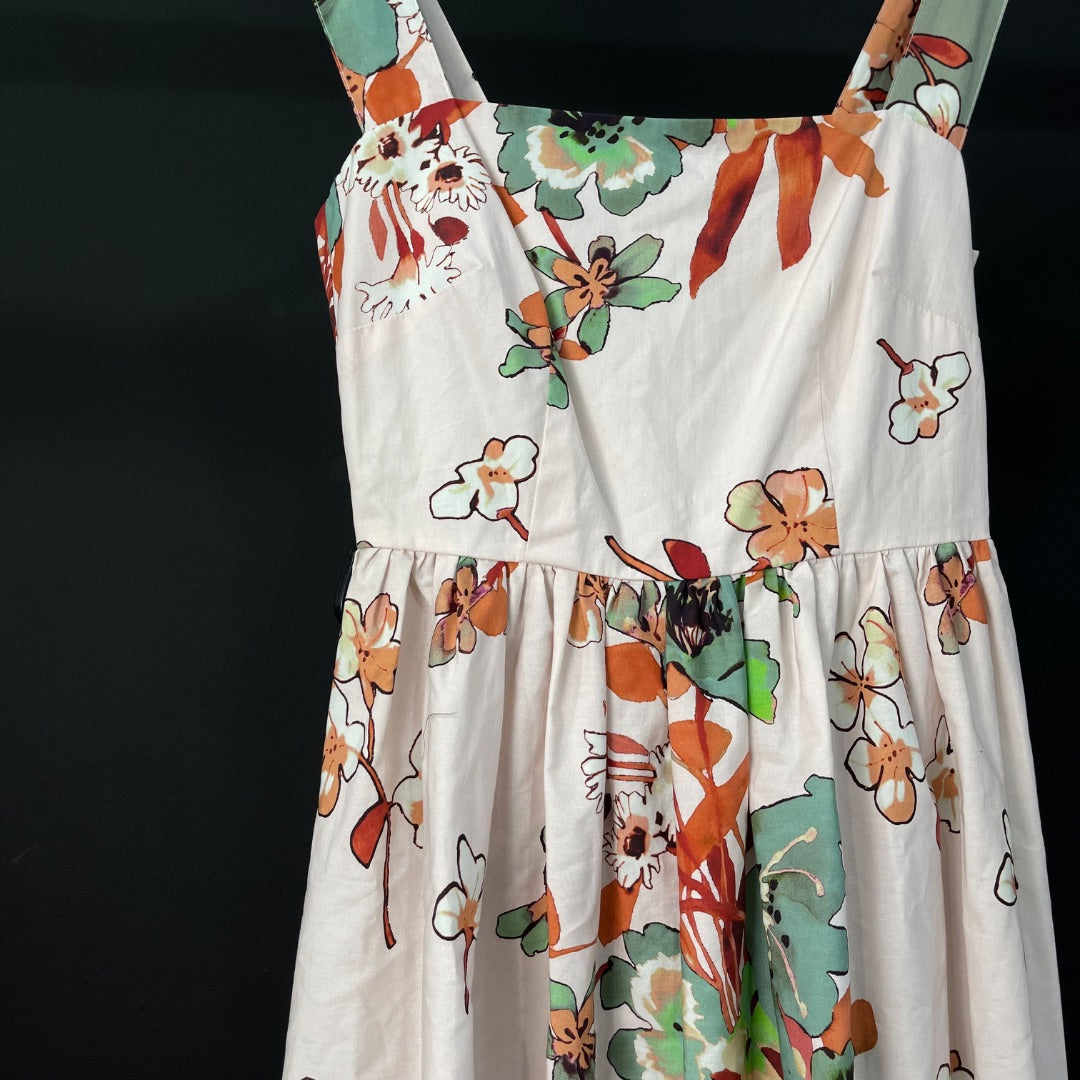 SANDRO FERRONE Vestido Sin Manga Varios  Estampado Talle M