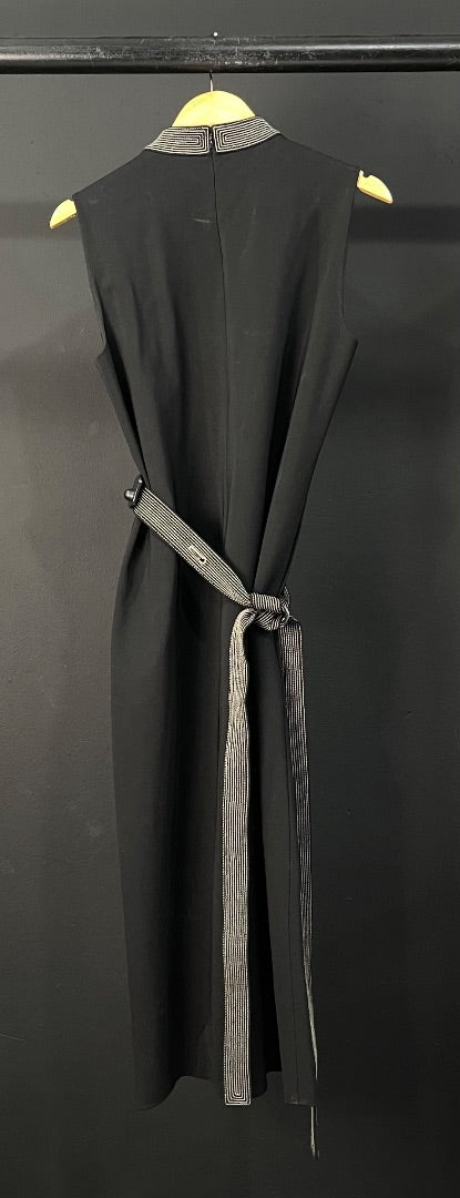 TORY BURCH Vestido Sin Manga Negro Talle 10
