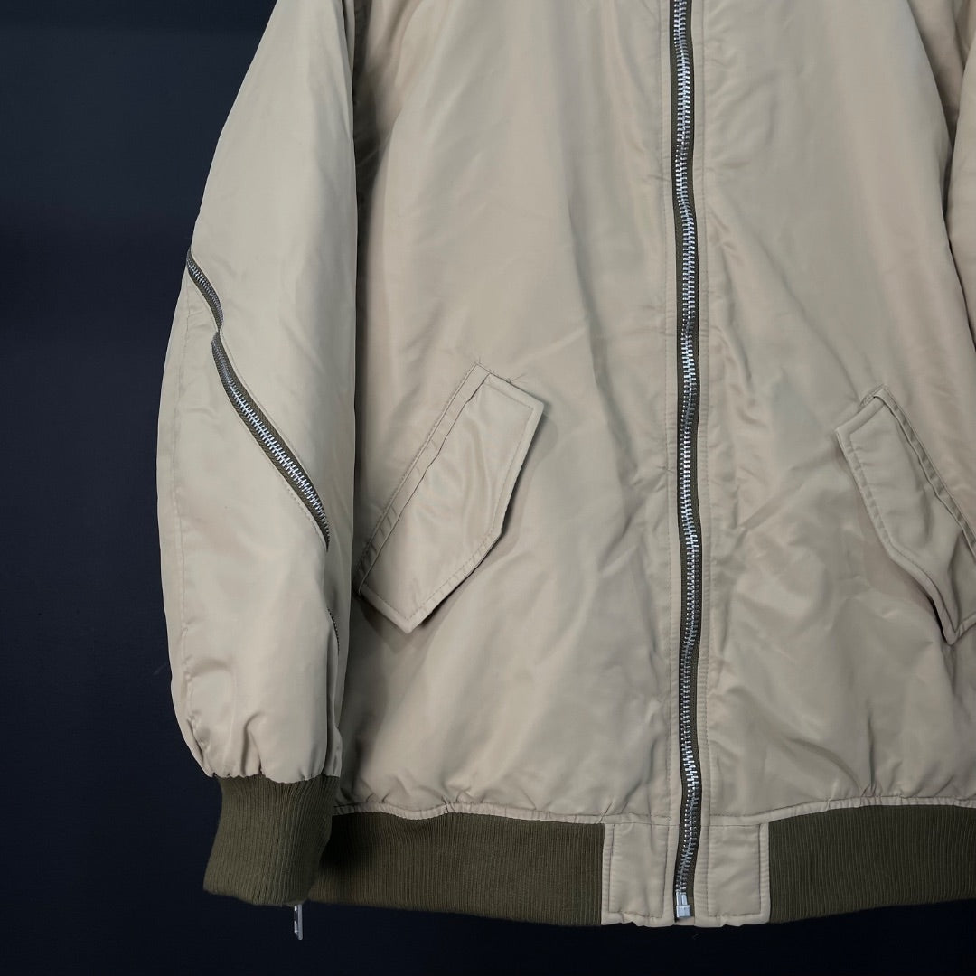 ZARA Campera Beige Talle XL