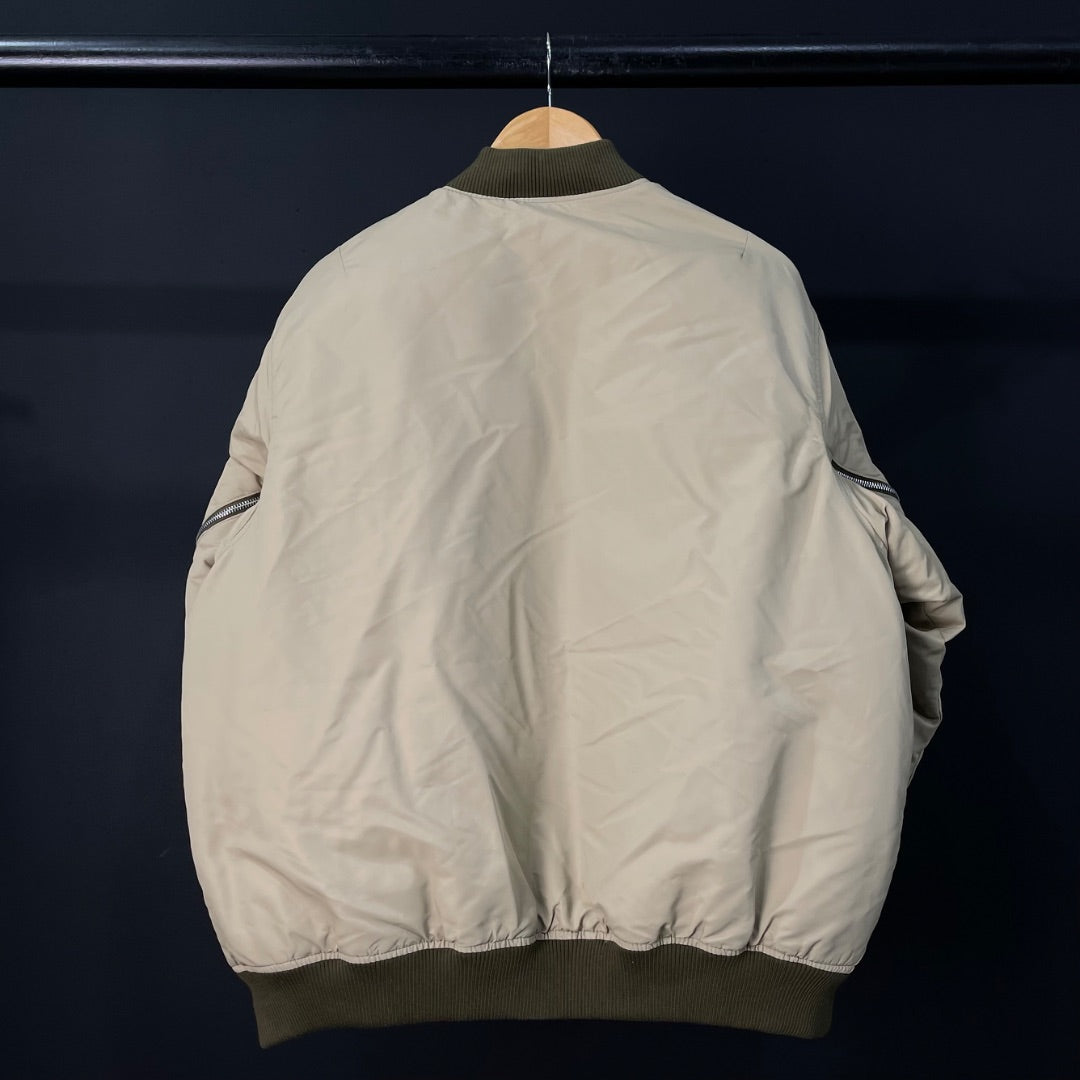 ZARA Campera Beige Talle XL
