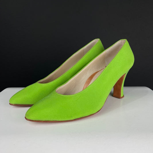 LONTE Zapatos Verde Talle 38,5