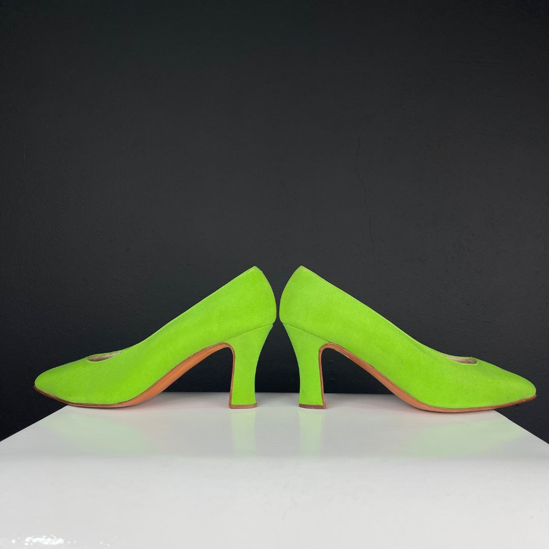 LONTE Zapatos Verde Talle 38,5