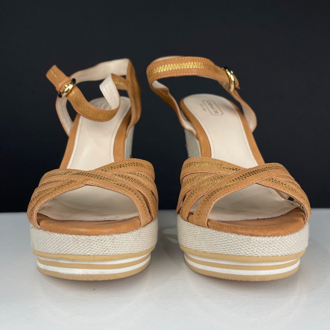 COACH Sandalias Marron Talle 37,5