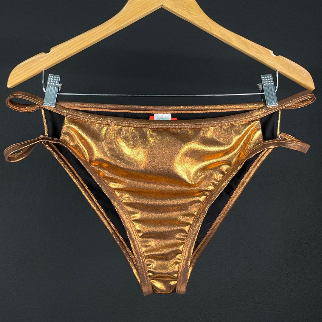 SIN MARCA  Bombacha  Dorado  Talle XL