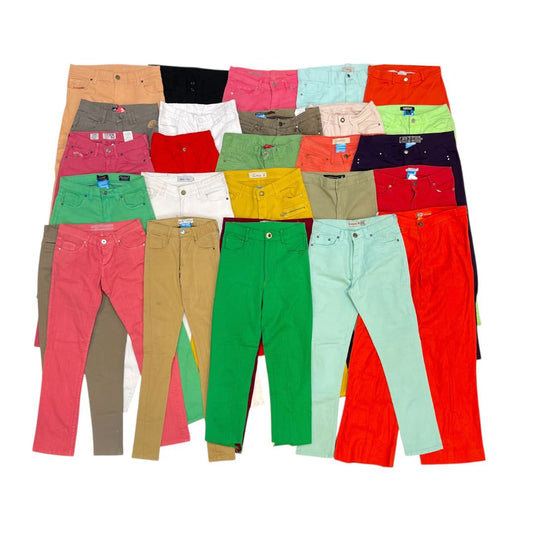 Bolson/Fardo (33 Jeans Colores)  (Talles entre XS/S/M/L)