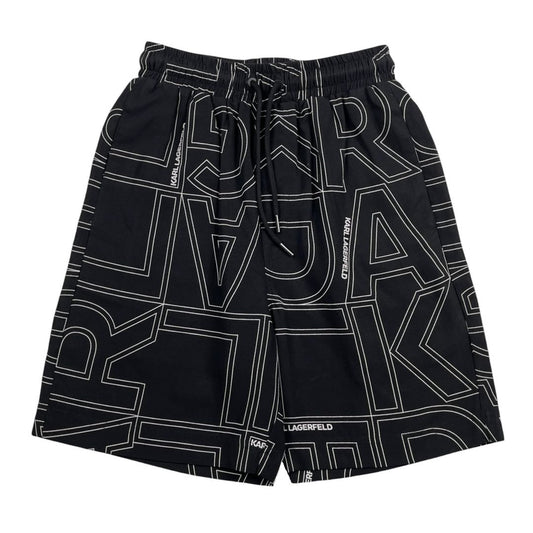 Malla De Baño  LAGERFELD  Negro Talle XS