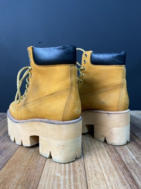 Borcegos  CAMPBELL  Color Mostaza Talle 36