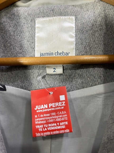 Tapado  JAZMIN CHEBAR  Gris Talle 2