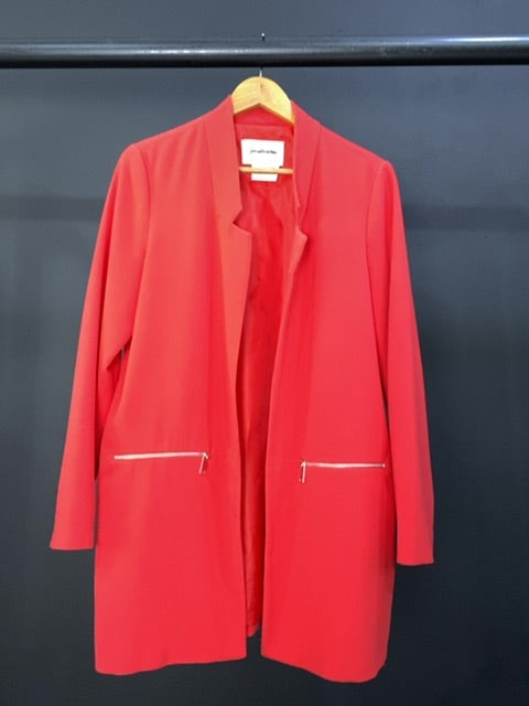 Saco  STRADIVARIUS  Rojo Talle L
