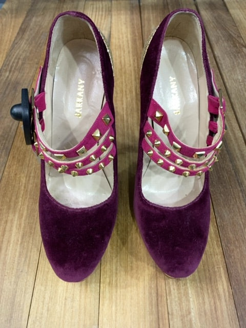 Taco Alto Fino  SARKANY  Bordeaux Talle 38