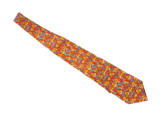Corbata Leonard Naranja Talle Unico