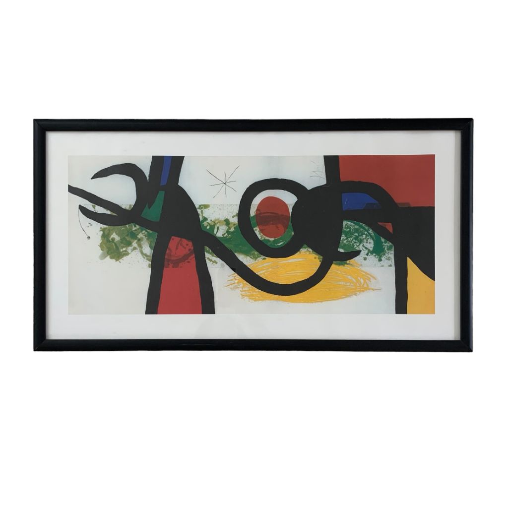 Arte Sin Vidrio Anonimo Multicolor Medida 82cm X 44cm