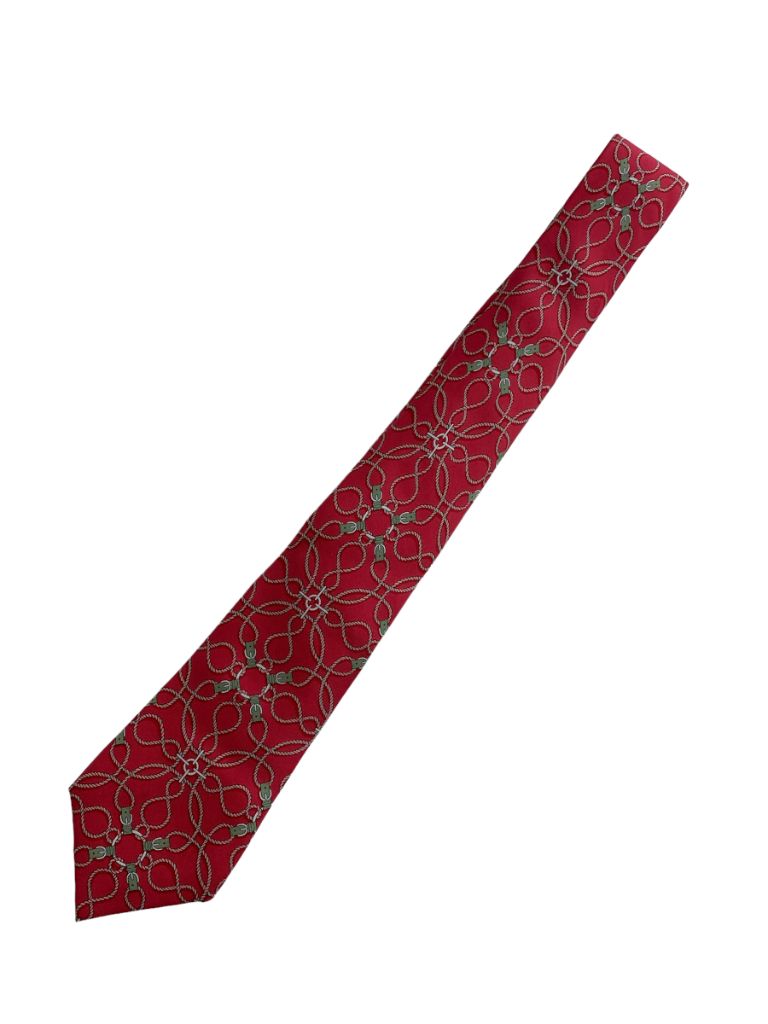 Corbata Hermes Rojo Talle Unico