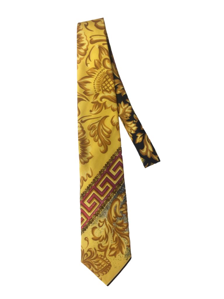 Corbata Versace Amarillo