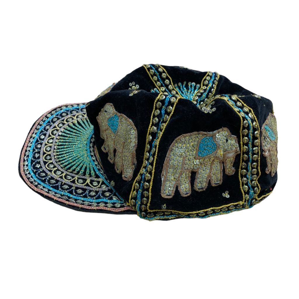 Boina Con Visera Artesanal Multicolor Talle S